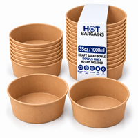 Hot Bargains — 300 x 35oz/1000ml Only Salad Containers