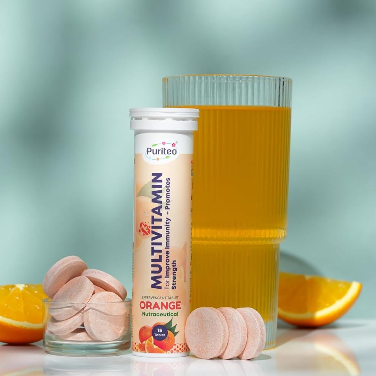 Electrolyte Effervescent – Rose & Orange | 30 Tabs | Immunity & Strength Support