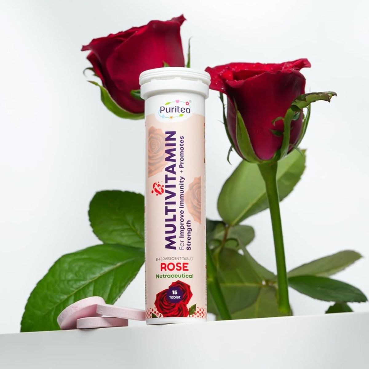 Electrolyte Effervescent – Rose & Orange | 30 Tabs | Immunity & Strength Support