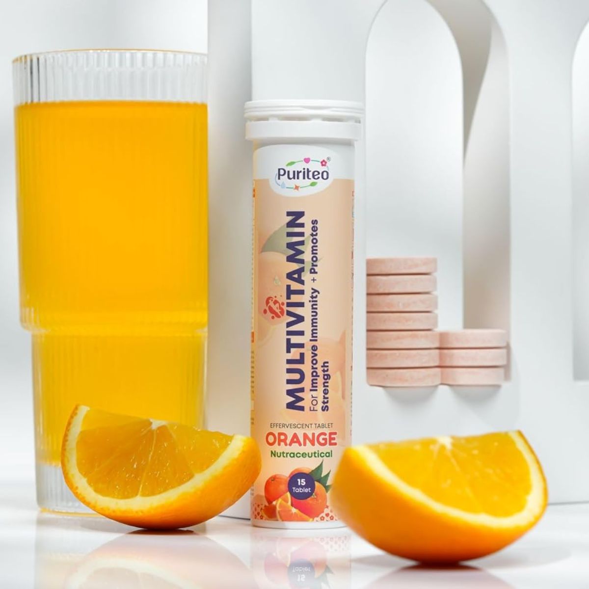 Electrolyte Effervescent – Rose & Orange | 30 Tabs | Immunity & Strength Support