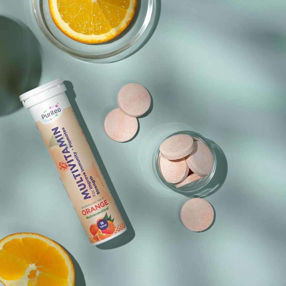 Electrolyte Effervescent – Rose & Orange | 30 Tabs | Immunity & Strength Support