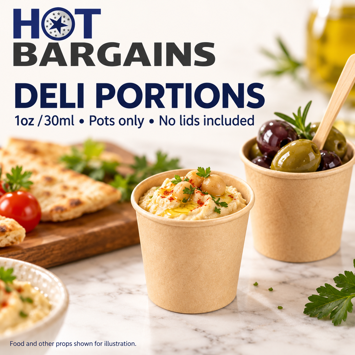 Hot Bargains — 1000 X 1oz Kraft Potion Cups — photo 5