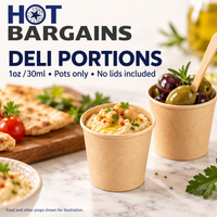 Hot Bargains — 1000 X 1oz Kraft Potion Cups — photo 5