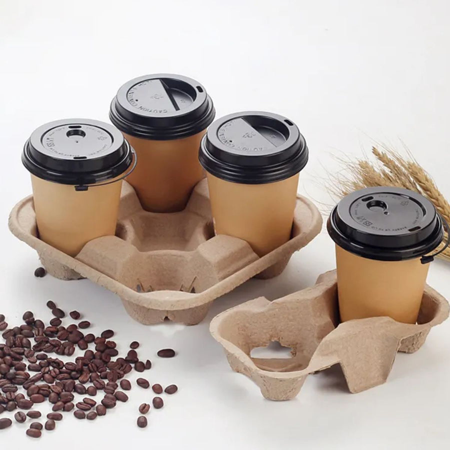 2-Cup & 4-Cup Carrier Trays – Cup Holders