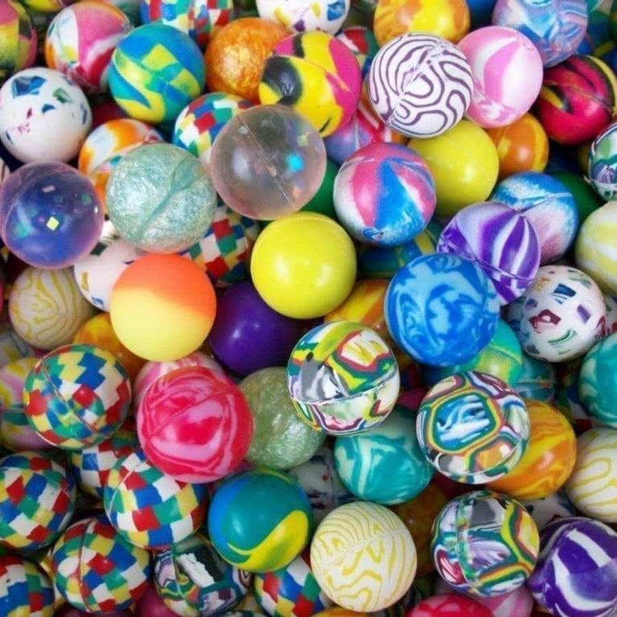 Super Bounce Bouncy Balls – 2–2.5cm Jet Balls | Colourful High-Bounce Rubber Balls