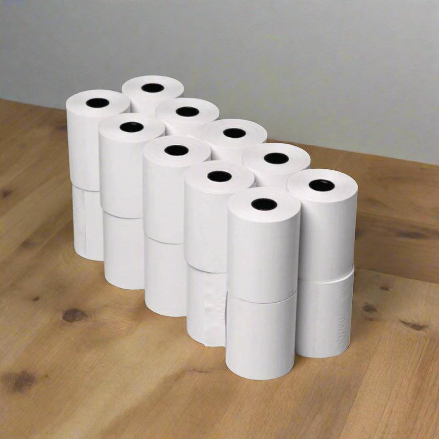 Pack of 100 Thermal Till Rolls Sizes: 57x40 & 80x80.