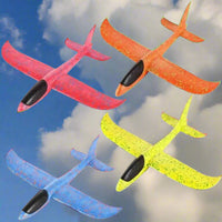 Pack of Foam Glider Planes – 18-Inch Large Polystyrene Throwing