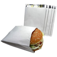 Pack of 500 Foil Lined Paper Bags - Size 7" x 9" x 12"
