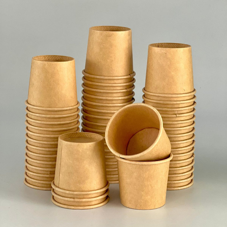 Pack of 1000 - 1oz Kraft Paper Portion Cups 30ML