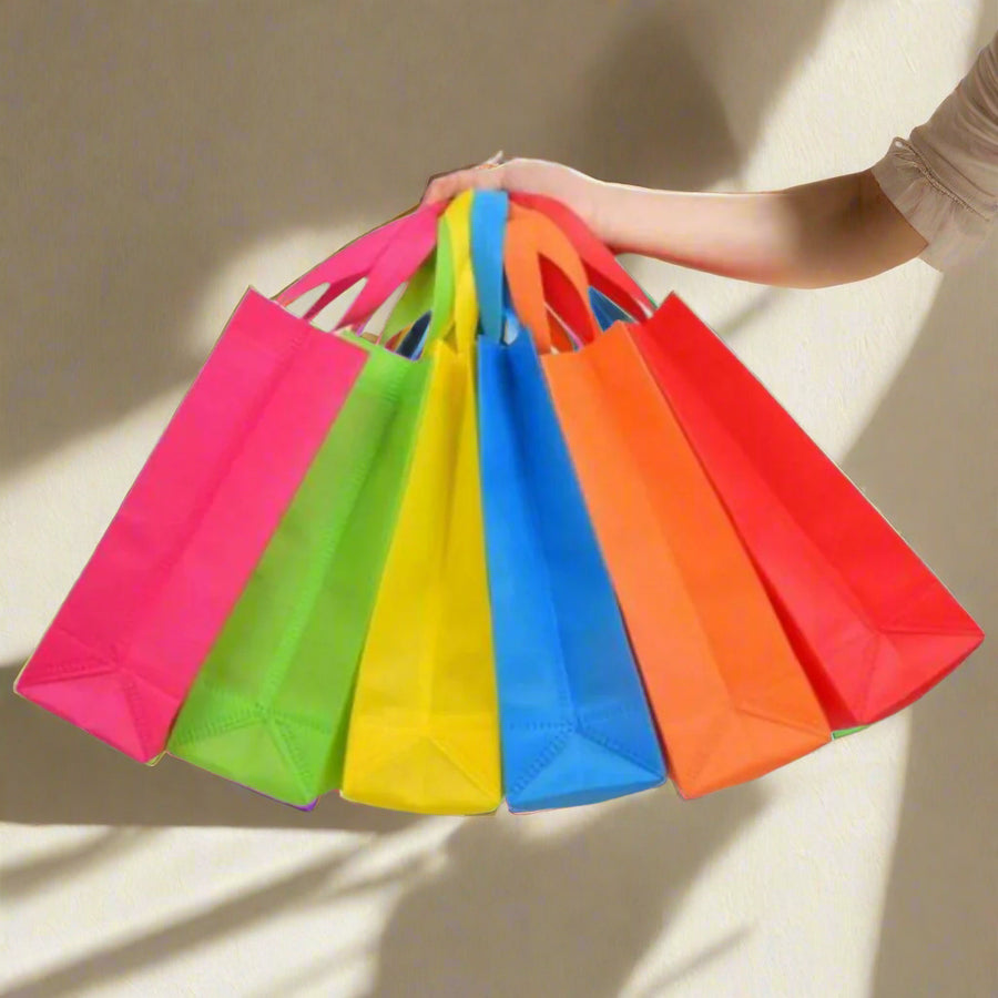 Non-Woven Party Bags – 10 x 10 Inches – Pack of 30, 60, or 90 Pieces