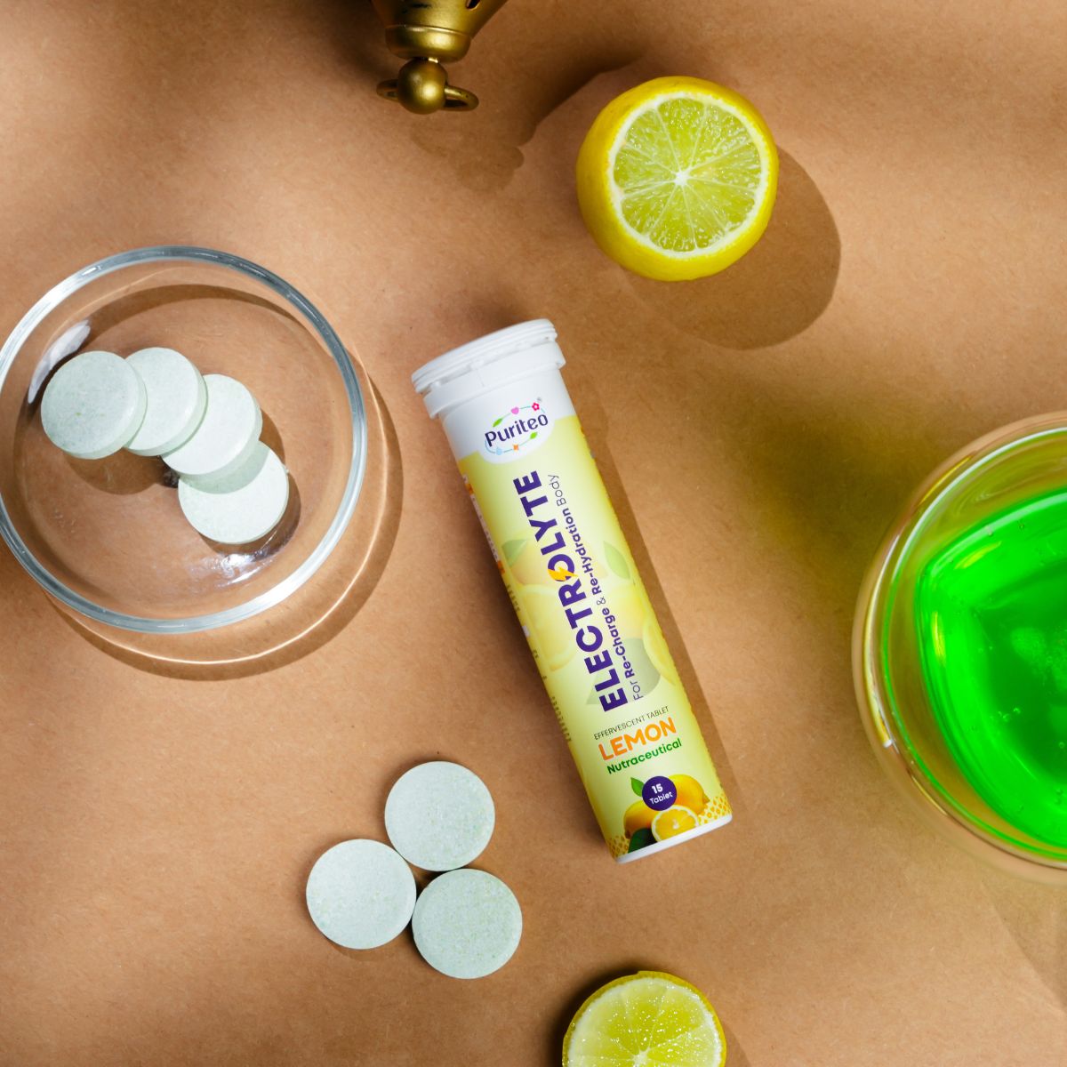 Effervescent Electrolyte Tablets – Lemon & Orange | 30 Tabs | Hydration, Energy & Recovery Support