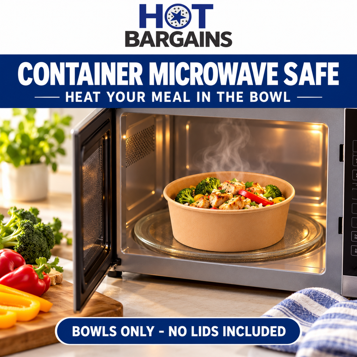 Hot Bargains — 300 x 35oz/1000ml Only Salad Containers — photo 4