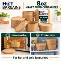 Hot Bargains — 250 x 8oz Brown Soup Cups — photo 5