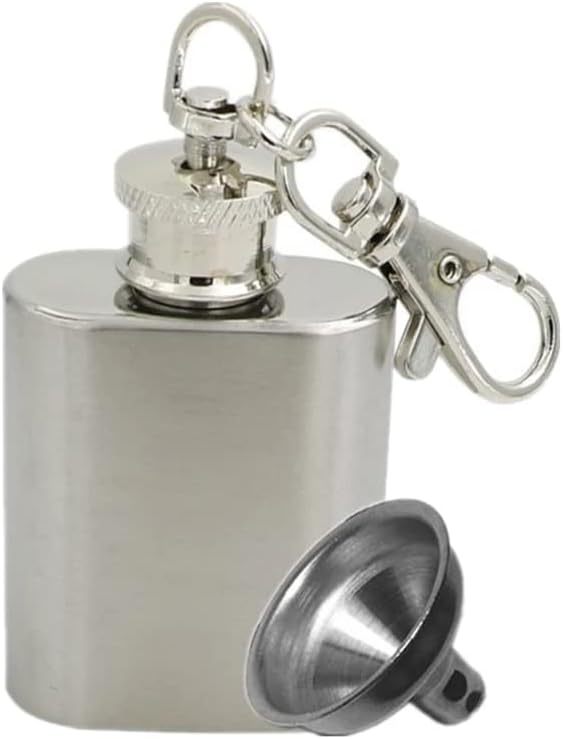 Stainless Steel Hip Flask – Leak-Proof Pocket Flask for Whisky & Spirits – Available in 1oz to 18oz Sizes