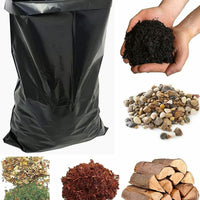 Pack of 100 Rubble Sacks Heavy Duty Garden waste Bags Blue / Black Colours Size - 32L (20" X 30")