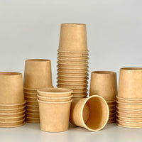 Pack of 1000 - 1oz Kraft Paper Portion Cups 30ML