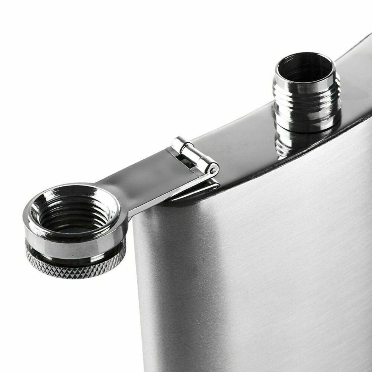 Stainless Steel Hip Flask – Leak-Proof Pocket Flask for Whisky & Spirits – Available in 1oz to 18oz Sizes