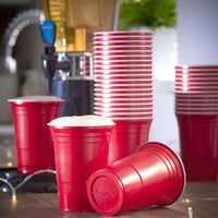 Pack of 1000 American Style Red Party Cups Size - 12oz & 16oz