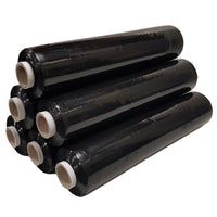 Pallet Wrap Heavy Duty Stretch Shrink Wrap Clear & Black Colour Pack of 10 / 20