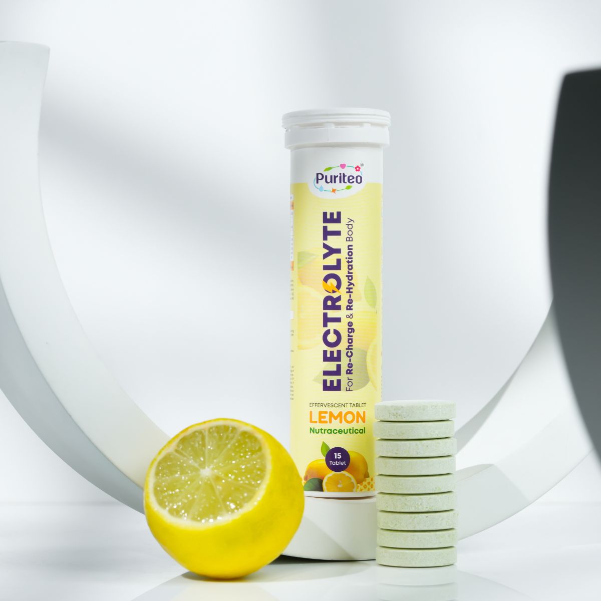 Effervescent Electrolyte Tablets – Lemon & Orange | 30 Tabs | Hydration, Energy & Recovery Support