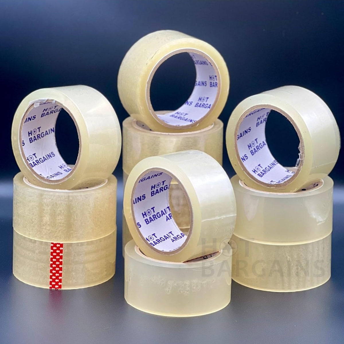 Adhesive Strong Packing Sellotape Tape - Clear | Brown | Fragile Size 48mm X 66M Pack of 36 / 72