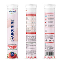 L-Arginine Effervescent – Strawberry & Cranberry | 30 Tabs | Energy, Stamina & Pre-Workout Support