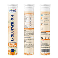 L-Glutathione Effervescent – Pineapple/Orange | 30 Tabs | Skin Glow, Antioxidant & Detox Support
