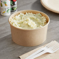 Pack of 300 Kraft Salad Bowls without Lids Size 18oz/26oz/35oz (500/750/1000ML)