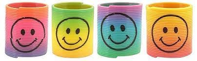 HOT BARGAINS Party Bag Filler Toys Favour Boys Girls Loot Party Piñata Fillers for Kids ideal for birthday party small function (12 X SMILY SPING)