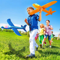 Pack of 4 Foam Glider Planes – 18-Inch Large Polystyrene Throwing Planes for Kids