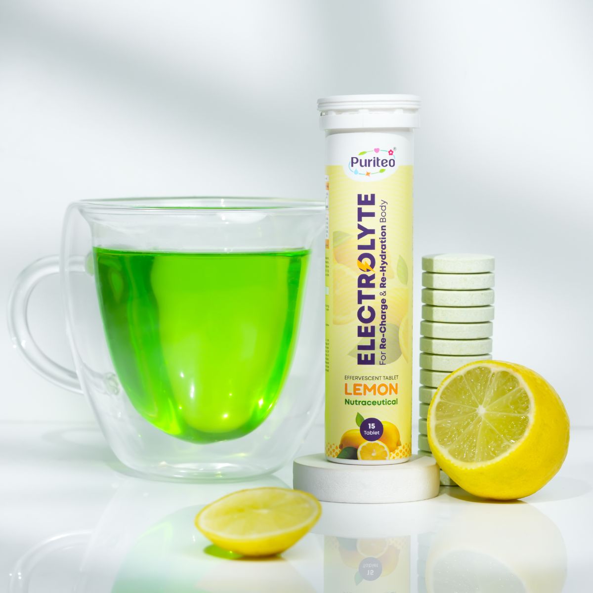 Effervescent Electrolyte Tablets – Lemon & Orange | 30 Tabs | Hydration, Energy & Recovery Support