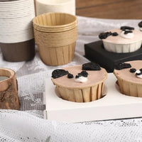 Pack of 5000 Kraft Brown Paper Soufflé Cups Sizes: 1oz / 2oz / 4oz.