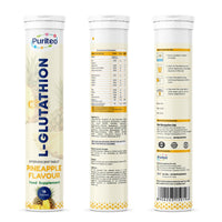 L-Glutathione Effervescent – Pineapple/Orange | 30 Tabs | Skin Glow, Antioxidant & Detox Support