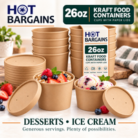 Hot Bargains — 250 x 26oz Brown Soup Cups — photo 4