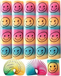 HOT BARGAINS Party Bag Filler Toys Favour Boys Girls Loot Party Piñata Fillers for Kids ideal for birthday party small function (12 X SMILY SPING)