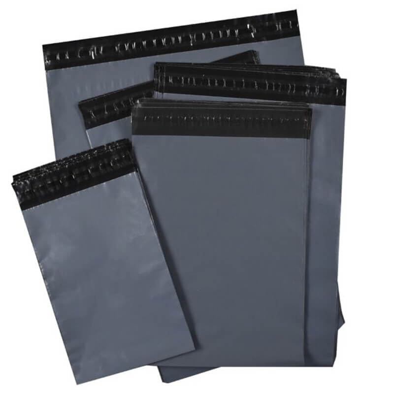Grey Mailing Plastic Postal Self Seal 100pcs Bags From Small to Large Sizes Packaging Poly Envelopes Mailing Bags for Posting and Packaging (Dark Grey) (14" x 21", Grey (Dark/Light))