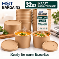 Hot Bargains — 250 x 32oz Brown Soup Cups — photo 3