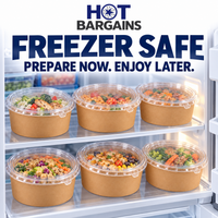 Hot Bargains — 150 X 35oz SALAD BOWL + LIDS — photo 5