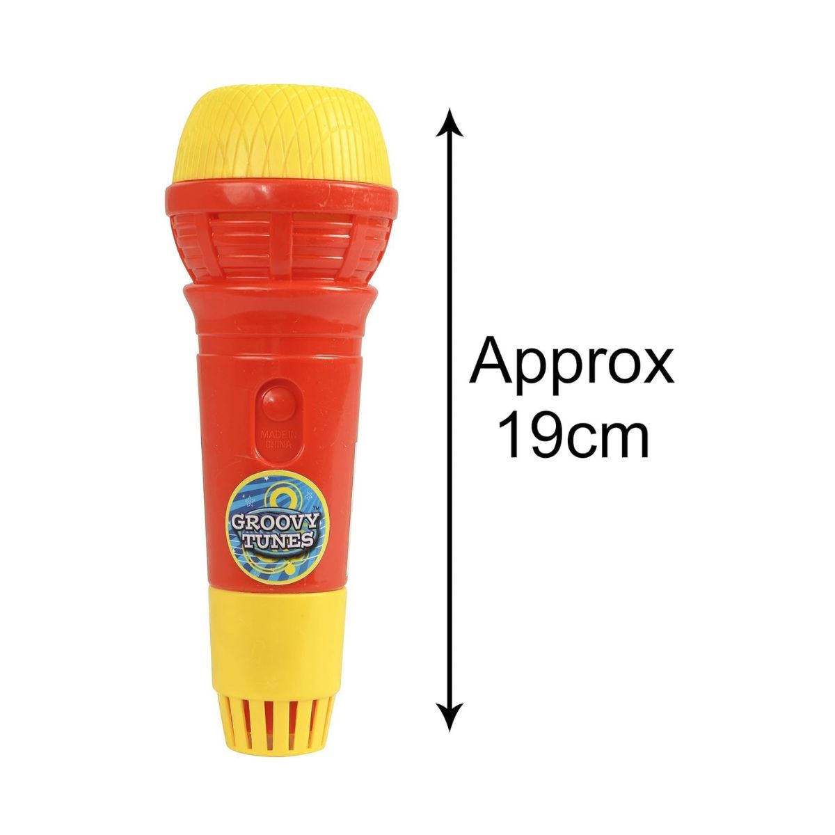 Pack of 2 Echo Microphones – Red & Blue Toy Mics for Kids & Adults – Fun Singing Prop for Parties, Karaoke & Playtime