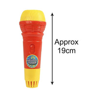 Pack of 2 Echo Microphones – Red & Blue Toy Mics for Kids & Adults – Fun Singing Prop for Parties, Karaoke & Playtime