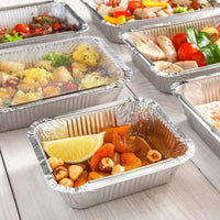 Pack of 900 Aluminium Foil Containers with Lids – No.1, No.2, No.6A & No.9 Sizes