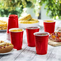 Pack of 1000 American Style Red Party Cups Size - 12oz & 16oz