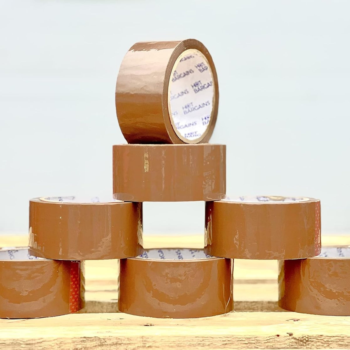 Adhesive Strong Packing Sellotape Tape - Clear | Brown | Fragile Size 48mm X 66M Pack of 36 / 72