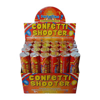 Pack of 24 - Confetti Cannons – Large 20cm Party Poppers for Weddings, New Year’s Eve, Birthdays & Celebrations – Easy Twist Launch