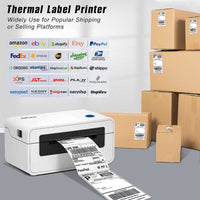 Pack of 6 / 12 Thermal Labels Rolls - 500 Labels Per Roll (4" x 6")