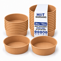 Hot Bargains — 300 x 26oz/750ml Only Salad Containers