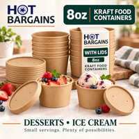 Hot Bargains — 250 x 8oz Brown Soup Cups — photo 4