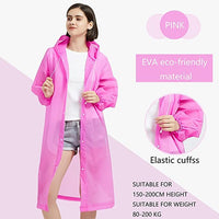 HOT BARGAINS 2 X Rain Poncho Adult Waterproof Reusable Assorted Color Raincoat with Hoods and Sleeves Ideal for Adult Teens Travel Festival Theme Parks (PACK OF 2)