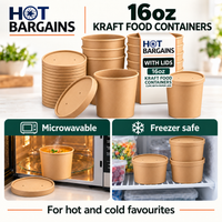Hot Bargains — 250 x 16oz Brown Soup Cups — photo 5