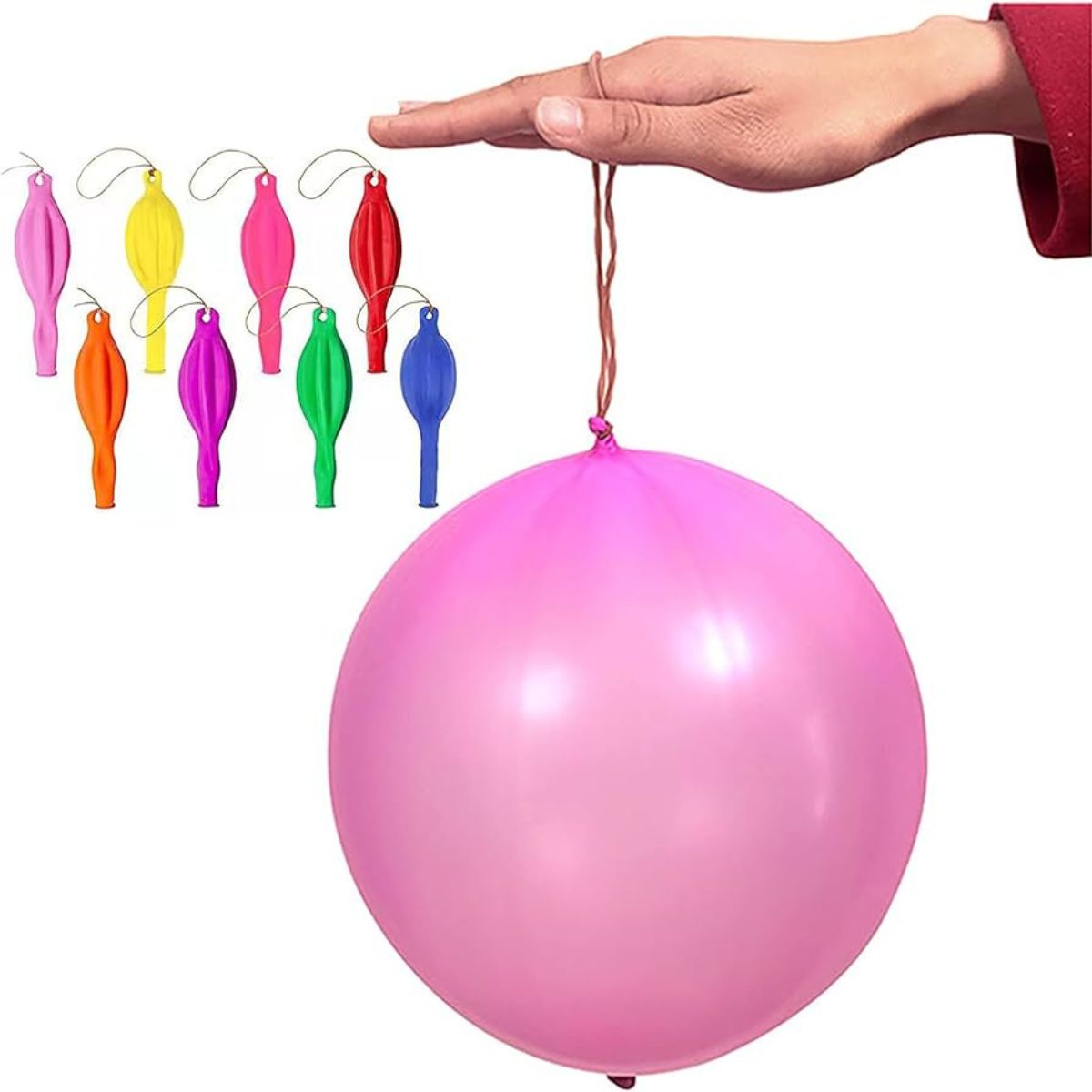 Neon Punch Balloons – Large Party Bag Fillers for Kids | Bright, Bouncy Fun for Birthdays, Celebrations & Events